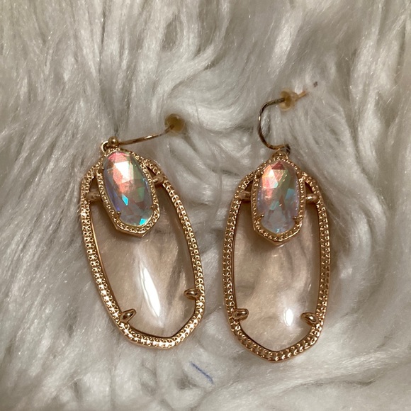 Perfect Condition retired Dichroic Kendra Scott Emmy earrings. Just beautiful! - Picture 2 of 3